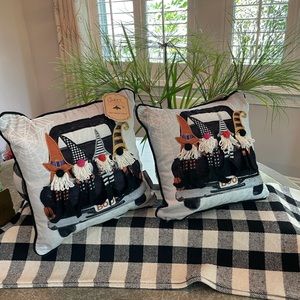 SWEET STREET  “GNOMES ” HALLOWEEN PILLOWS